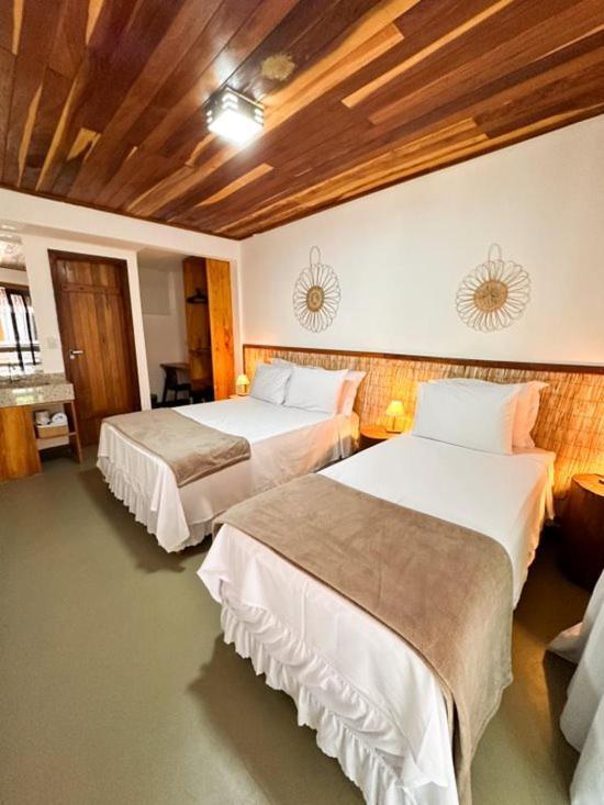 Parador 7 Bangalo, Praia Do Parracho, 1,0 Km Da Rua Mucuge Porto Seguro Esterno foto