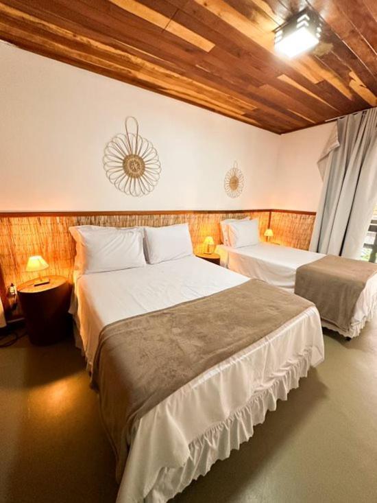 Parador 7 Bangalo, Praia Do Parracho, 1,0 Km Da Rua Mucuge Porto Seguro Esterno foto